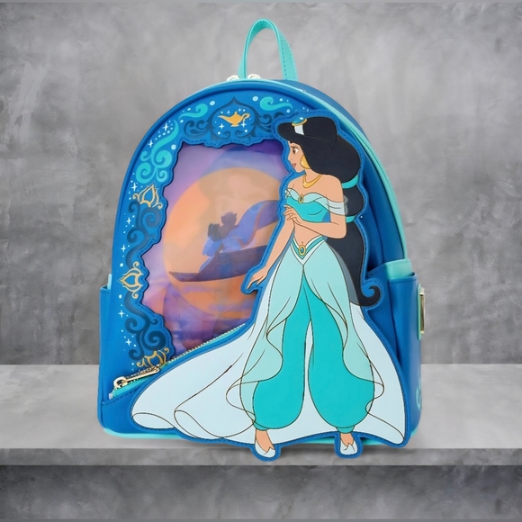 Loungefly Handbags - Loungefly Disney Princess Jasmine Lenticular Backpack 💙